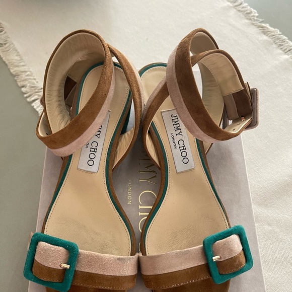 Jimmy Choo Dacha Block Heel Sandal - Picture 3 of 7